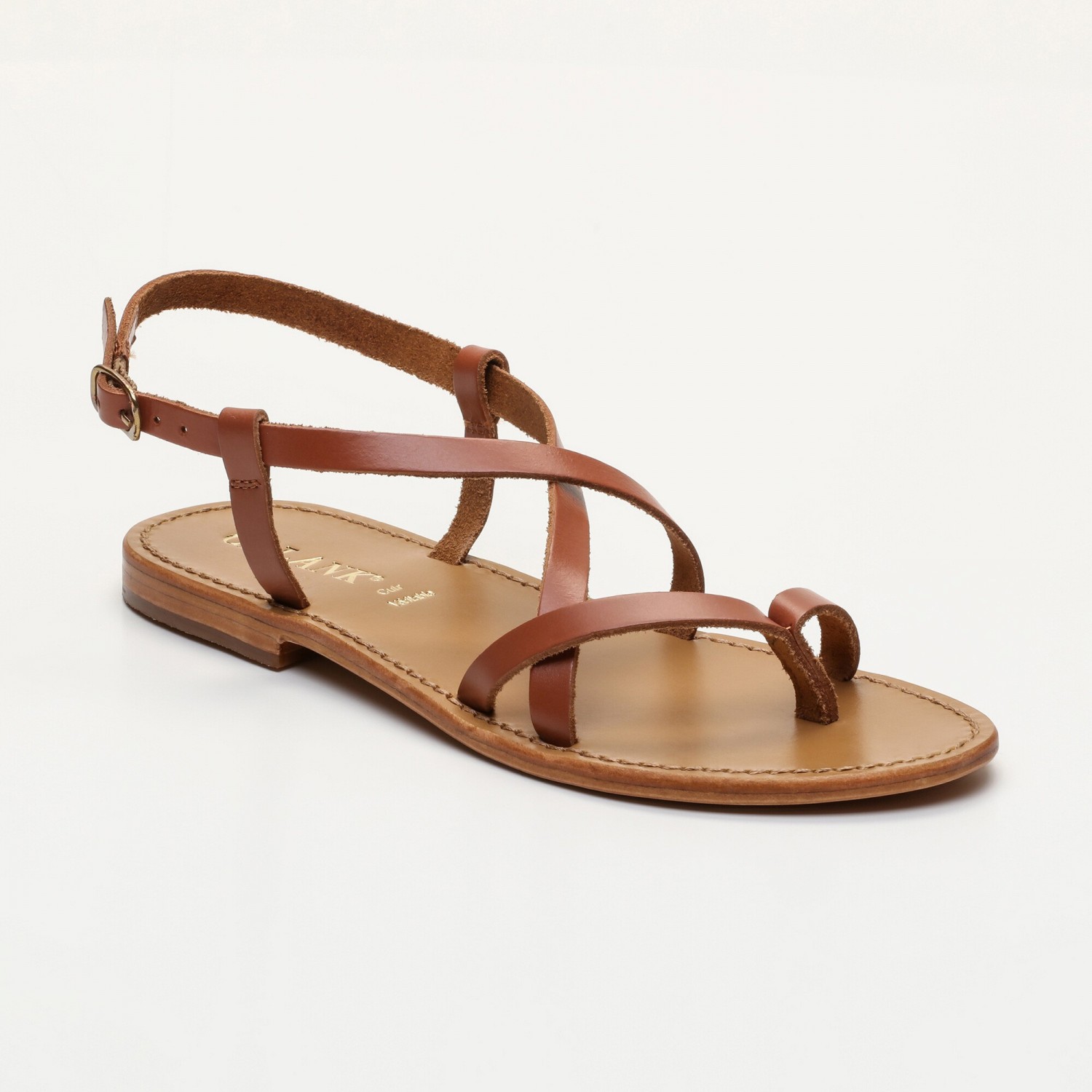 Sandales Westringia Tan Calank pour femme 100% Cuir