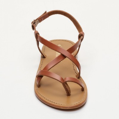 Sandales Westringia Tan Calank pour femme 100% Cuir