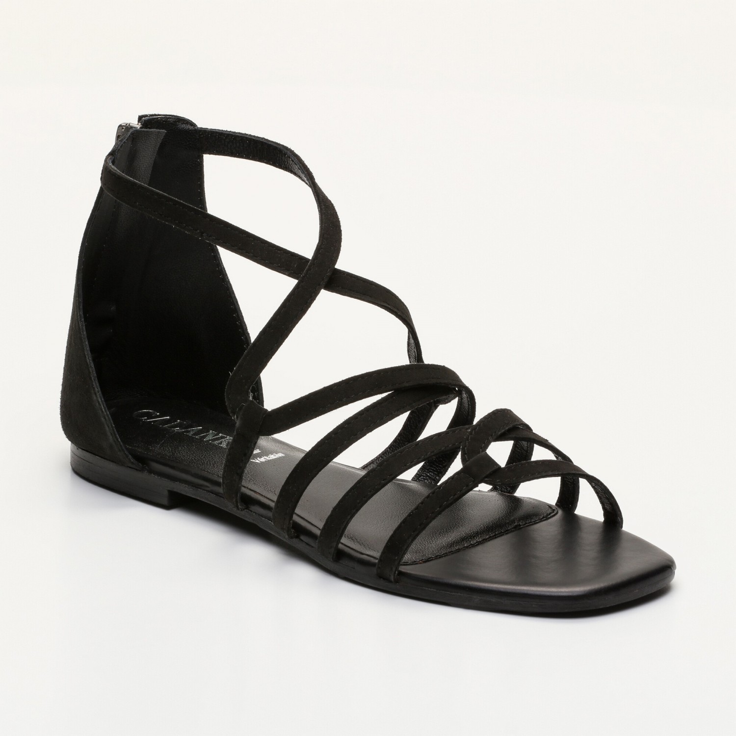 Sandales Nynke Black  Calank pour femme 100% Cuir