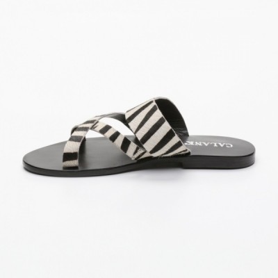 Sandales Esila Zebra  Calank pour femme 100% Cuir