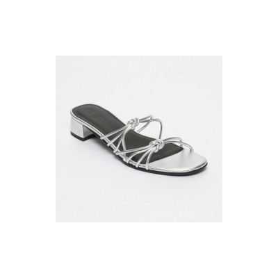 Sandales Litonya Silver Calank pour femme 100% Cuir