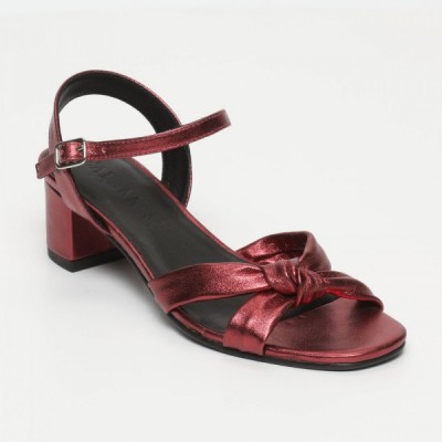 Sandales Meika Burgundy  Calank pour femme 100% Cuir