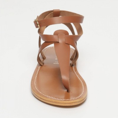 Sandales Esther Camel  Calank pour femme 100% Cuir